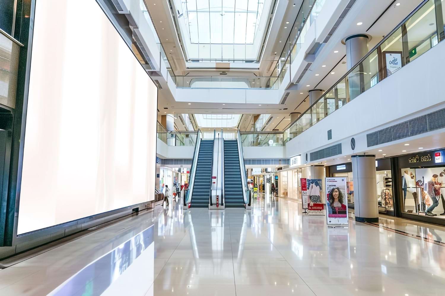 wzrost powierzchni handlowych w biurowcach