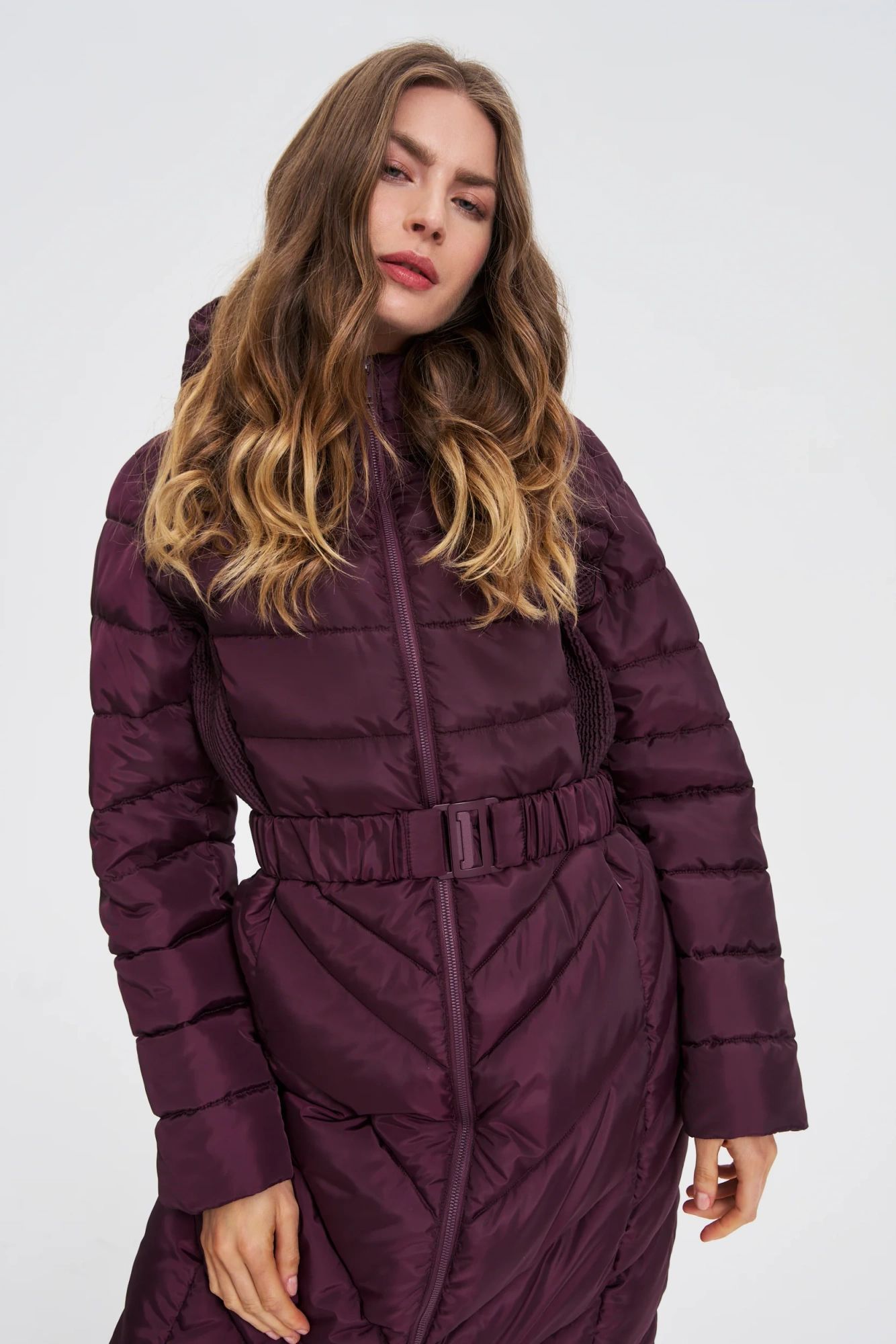 Burgungowa, modna kurtka zimowa